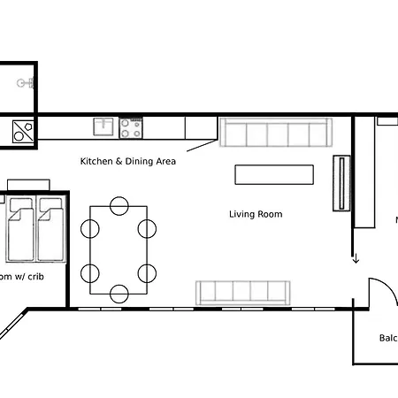 Apartment Stunning 2 Bedroom On Nyhavn With Private Balcony Kopenhagen