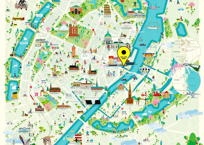 Lejlighed Stunning 2 Bedroom On Nyhavn With Private Balcony